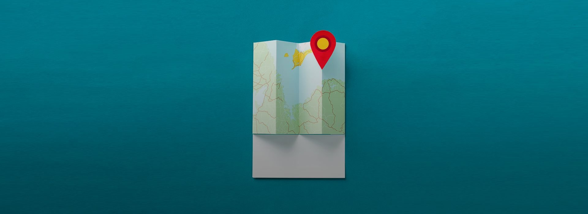 A pin on a map