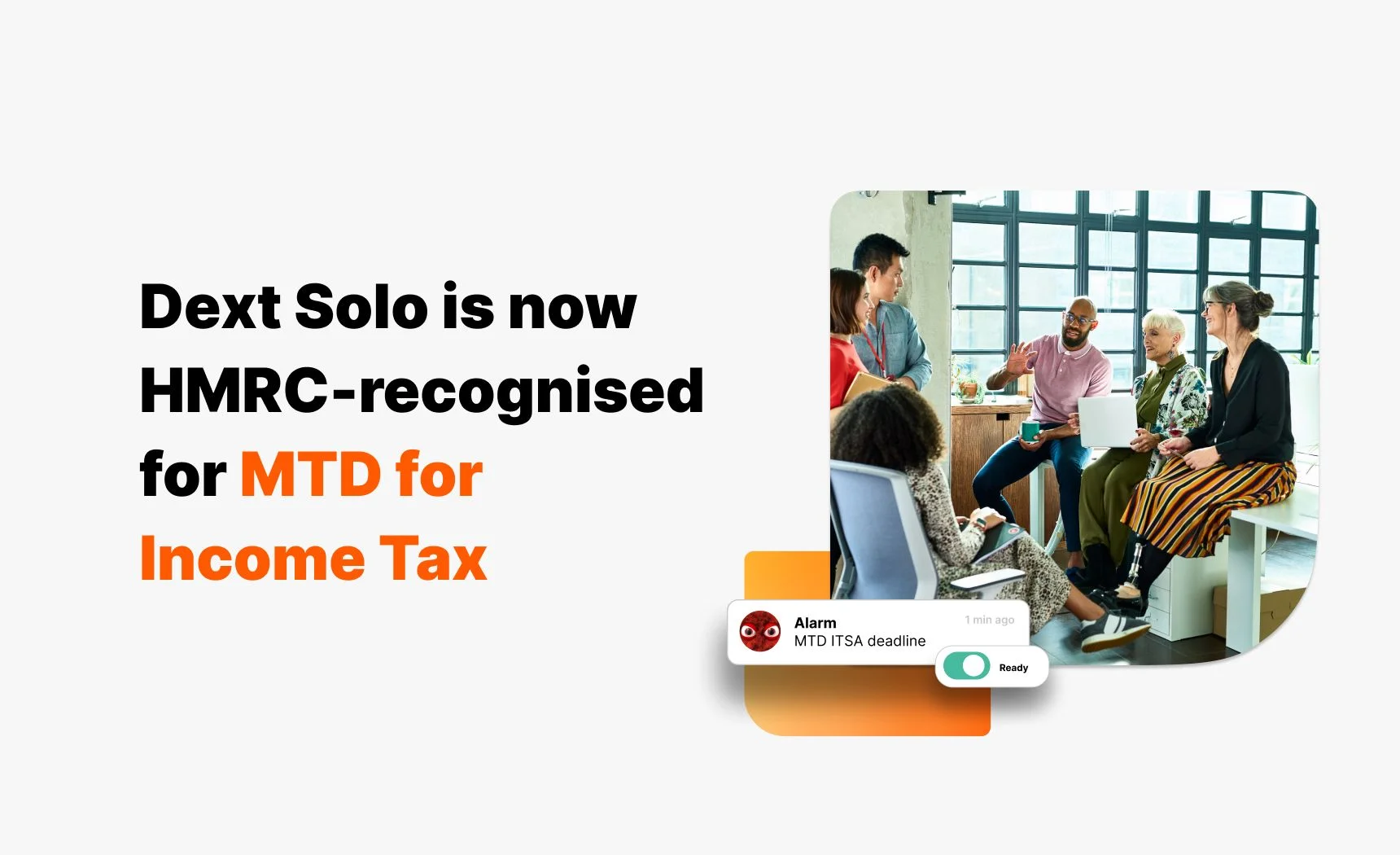 Dext Solo is now HMRC-recognised for MTD for Income Tax 