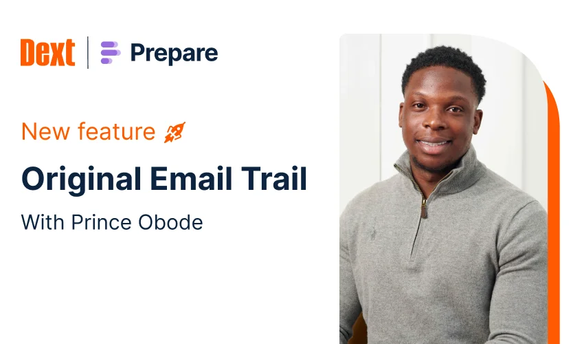 Embracing Efficiency: Introducing the 'Original Email Trail' Feature