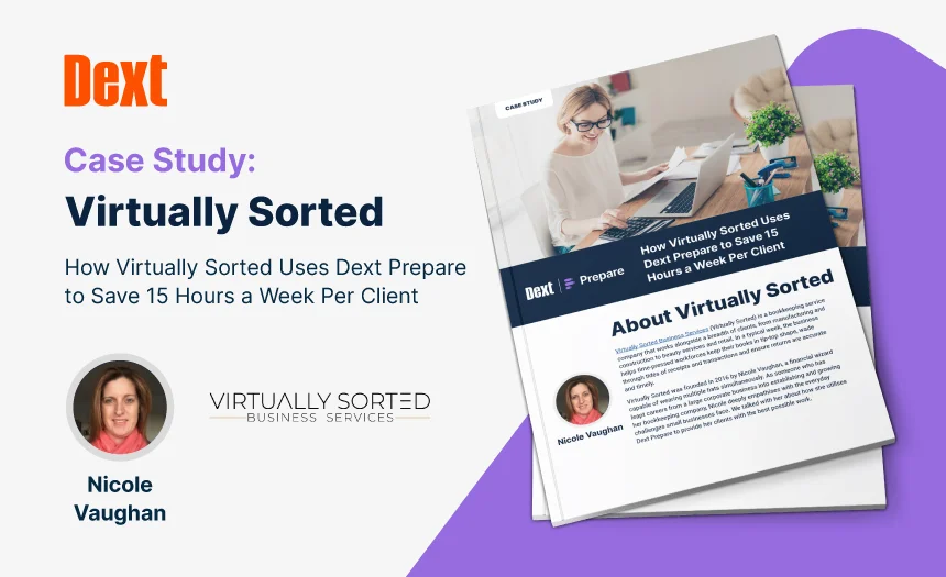 How Virtually Sorted Uses Dext Prepare to Save 15 Hours a Week Per Client