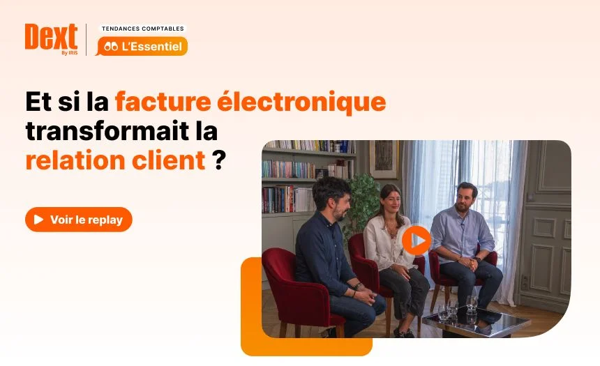 Relation client en cabinet comptable et facture électronique