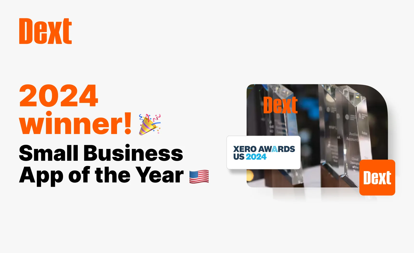 Dext crowned Small Business App of the Year at the 2024 Xero US Awards