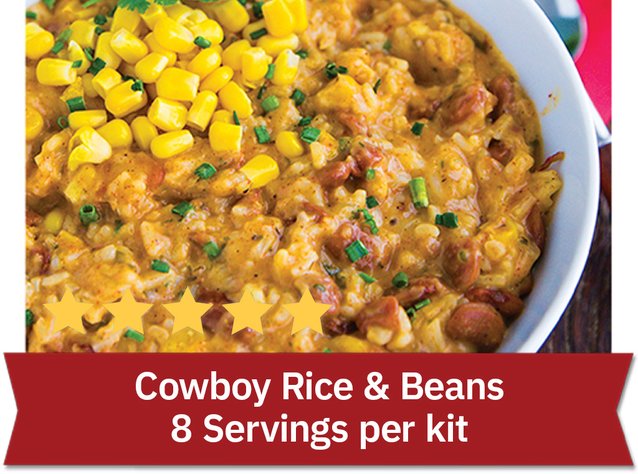 Cowboy Rice & Beans - 8 Servings