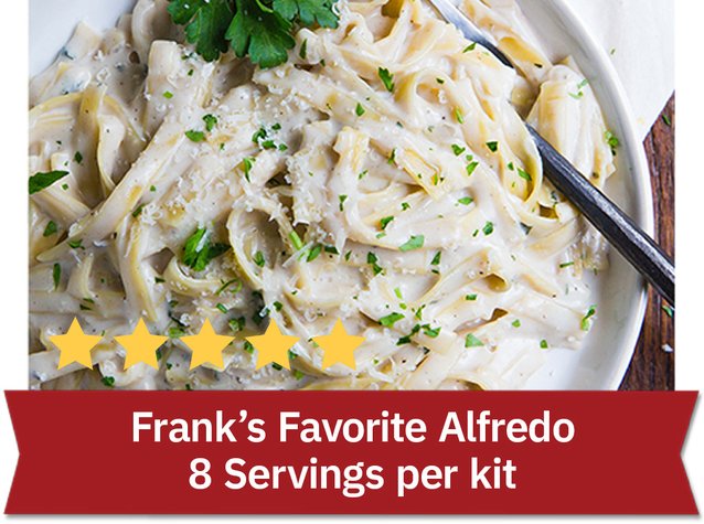 Frank's Favorite Alfredo - 8 Servings