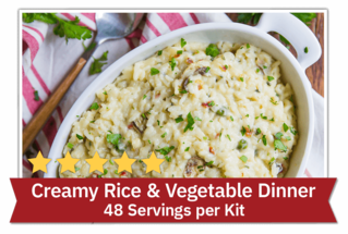 Creamy Rice & Vegetable Dinner - 48 servings per kit