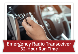 Emergency Radio Transceiver - 32-Hour Run Time