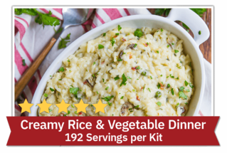 Creamy Rice & Vegetable Dinner - 192 Servings