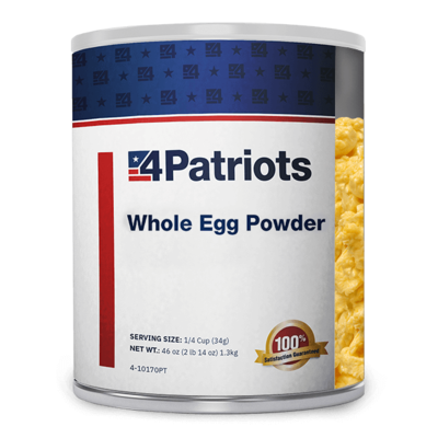 4Patriots Whole Egg Powder can