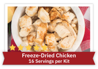 Freeze-Dried Chickenn - 17 Servings per kit