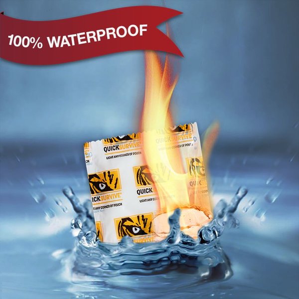 4Patriots FlashFlame Weatherproof Fire-Starter - 100% Waterproof