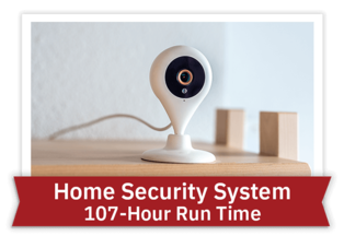 Home Security System - 107-Hour Run Time