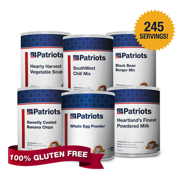 Gluten-Free #10 Can Survival Food Variety Pack