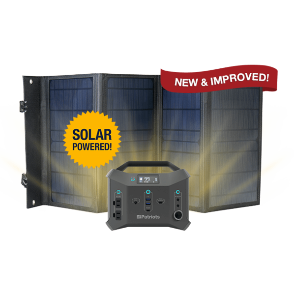 Patriot Power Sidekick mini generator with included 40-Watt solar panel
