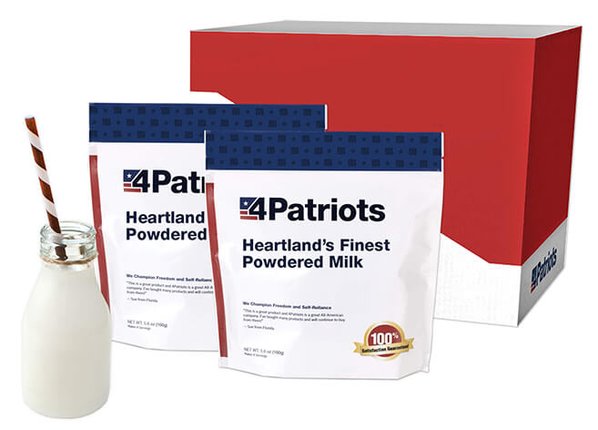 Heartland's Fiinest Powdered Milk Case comes with 2 pouches.