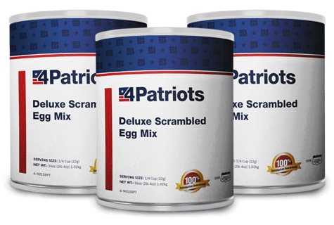 3 4Patriots Deluxe Scrambled Eggs #10 can.