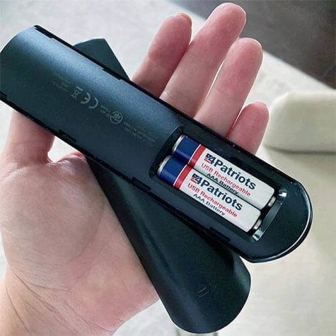 4Patriots USB-Rechargeable C Battery Kit being used in a remote control