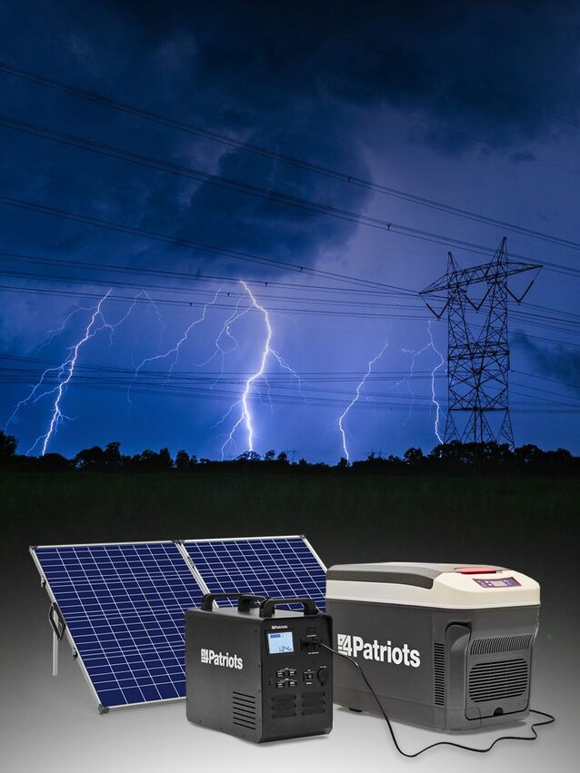 Blue and Red Background with presents 