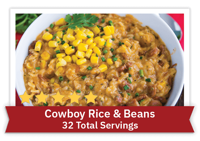 Cowboy Rice & Beans - 32 Servings