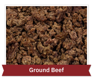Ultimate Meat Medley Jumbo Survival Food Kit - ground beef.