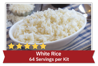 White Rice - 64 servings per kit