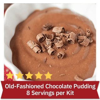Old fashioned Chocolate Pudding - 8 Servings