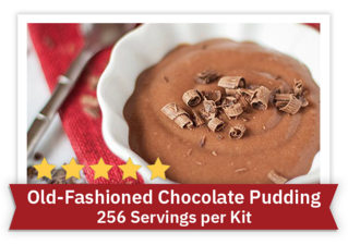 Old Fashioned Chocolate Pudding - 256 Servings