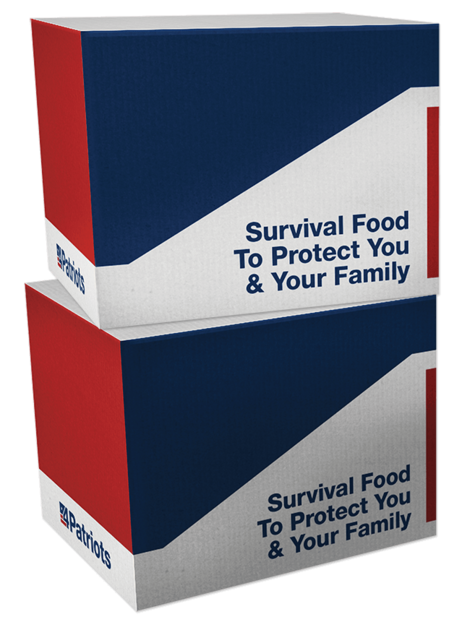 4Patriots Gold Medallion All-Meat Survival Food Kit convenient boxes