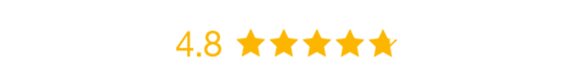 A customer star rating of 4.8 stars out of 5