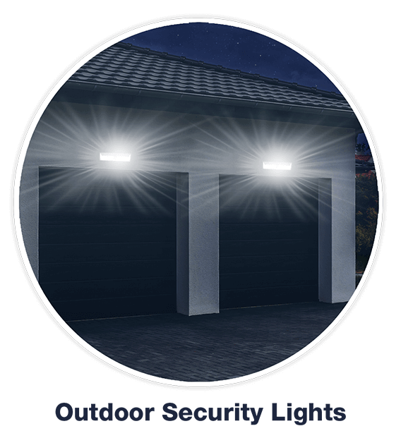 Outdoor security lights