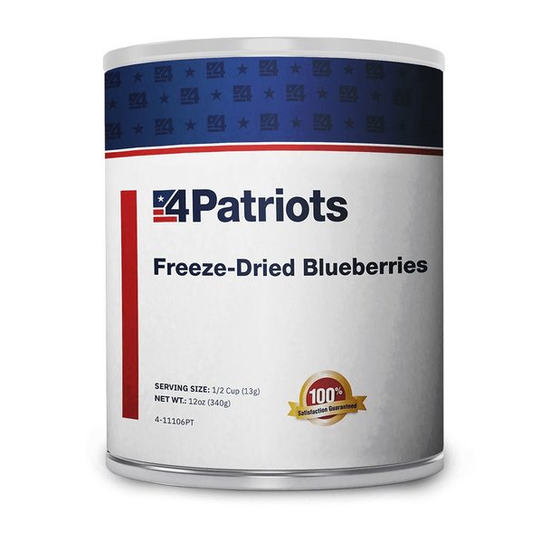 4Patriots Freeze-Dried Blueberries #10 Can
