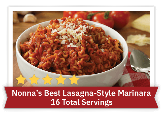 Nonna's Best Lasagna-Style Marinara - 16 Servings