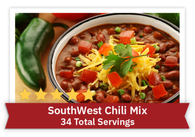 SouthWest Chili Mix - 34 total servings