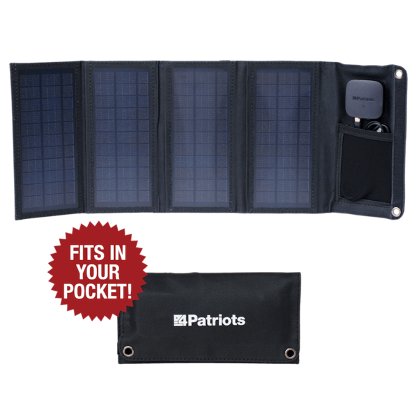 PocketSun Solar Panel unfolded. It fits in your pocket!