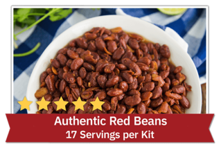 Authentic Red Beans - 17 Servings per kit