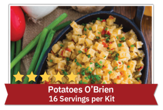 Potatoes O'Brien - 16 servings per kit