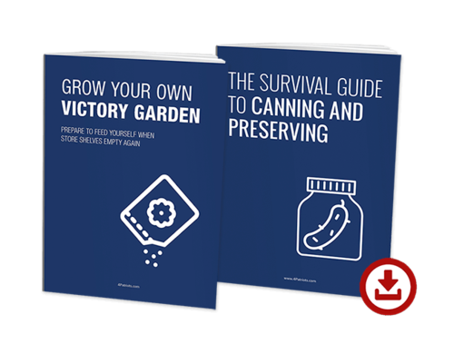 4Patriots Victory garden seed vault includes bonus gifts: Grown your own victory garden digital guide, and the survival guide to canning and preserving digital guide.
