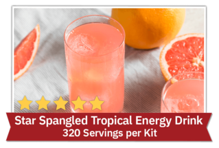 Star Spangled Tropical Energy Drink - 160 Servings