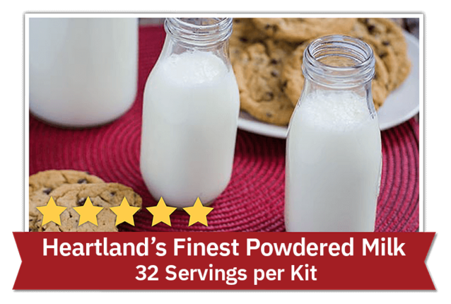 Heartland's Finest Powdered Milk - 32 Servings