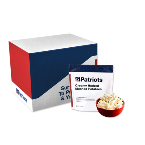 4Patriots Creamy Herbed Mashed Potatoes Food Kit.