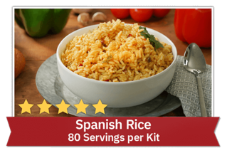 Spanish Rice - 80 servings per kit
