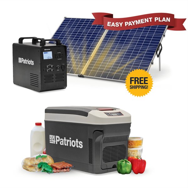 Patriot Power Generator and $100 OFF Freedom Fridge. Easy payment plan and free shipping