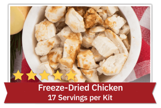 Freeze-Dried Chickenn - 17 Servings per kit