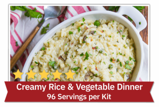 Creamy Rice & Vegetable Dinner - 96 Servings