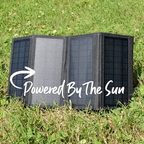 PocketSun Solar Panel charging in the sun