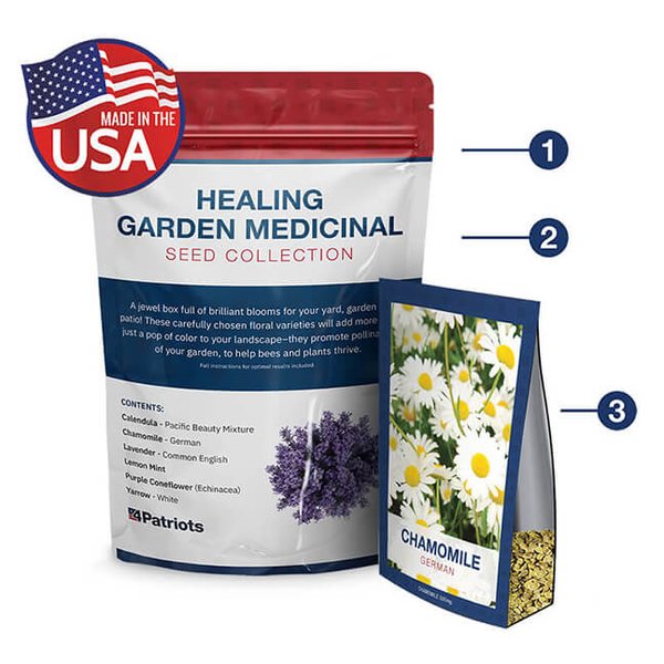 4Patriots Healing Garden Medicinal Seed Collection