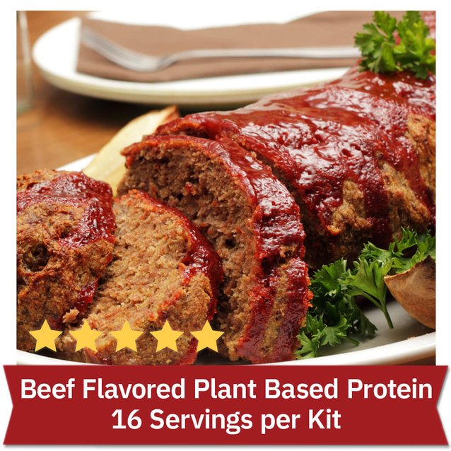 Beef Flavored Plant Based Protein - 16 Servings