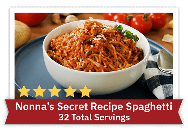 Nonna's Secret Recipe Spaghetti - 32 Servings