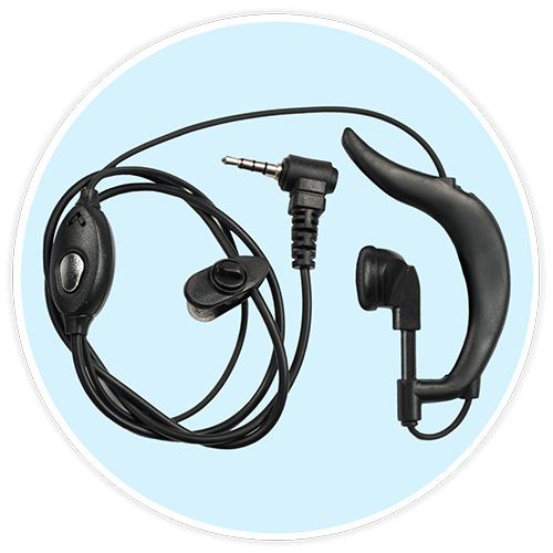 Talk-N-Go Rechargeable Walkie Talkie earpiece and mic
