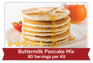 Buttermilk Pancakes - 80 servings per kit