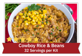 Cowboy Rice & Beans - 32 Servings
